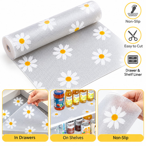 Non slip draw mat shelf - draw, liner