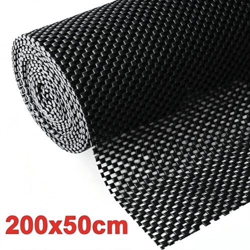 Black anti slip - mat, roll