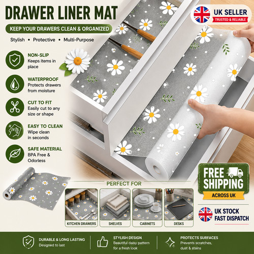 Self adhesive drawer - adhesive, liner